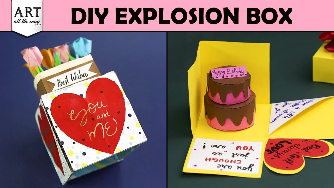 DIY Explosion Box | Jumping Surprise | Birthday Gift Box Ideas You&rsquo;ll Love! @VENTUNOART