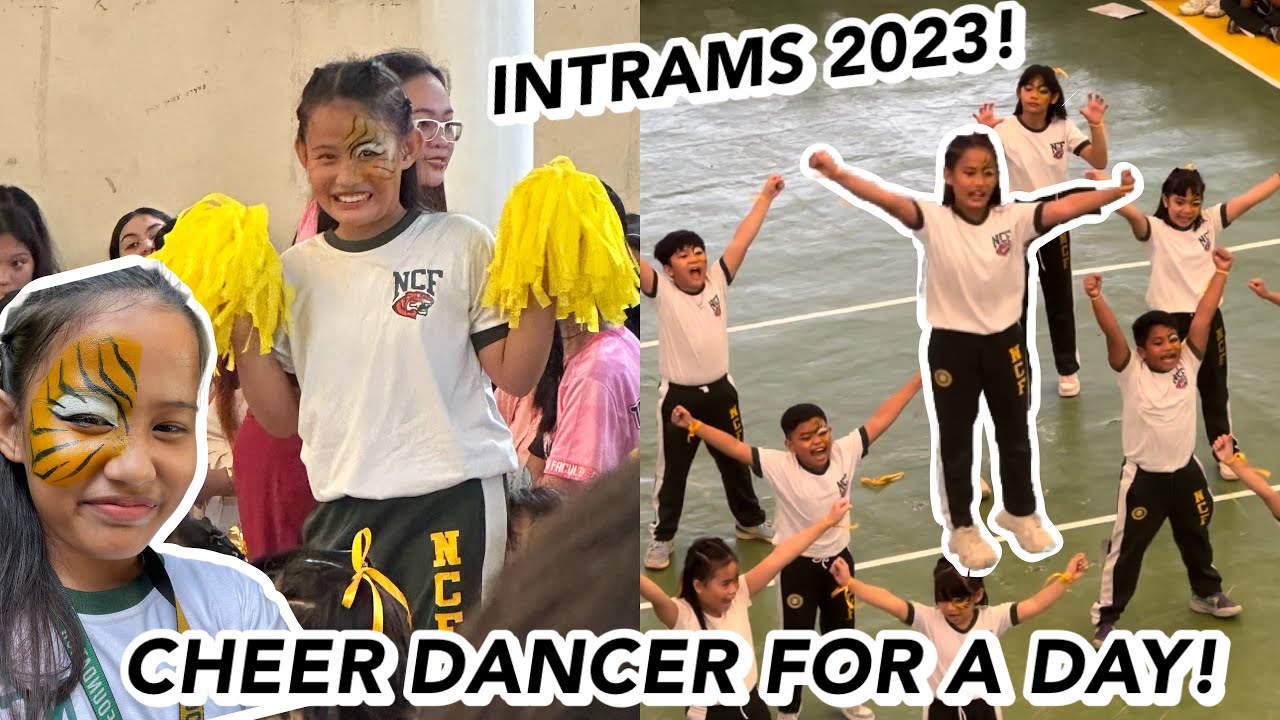 CHLOE BECAME CHEER DANCER FOR A DAY! 💃(INTRAMS 2023!) | Grae and Chloe