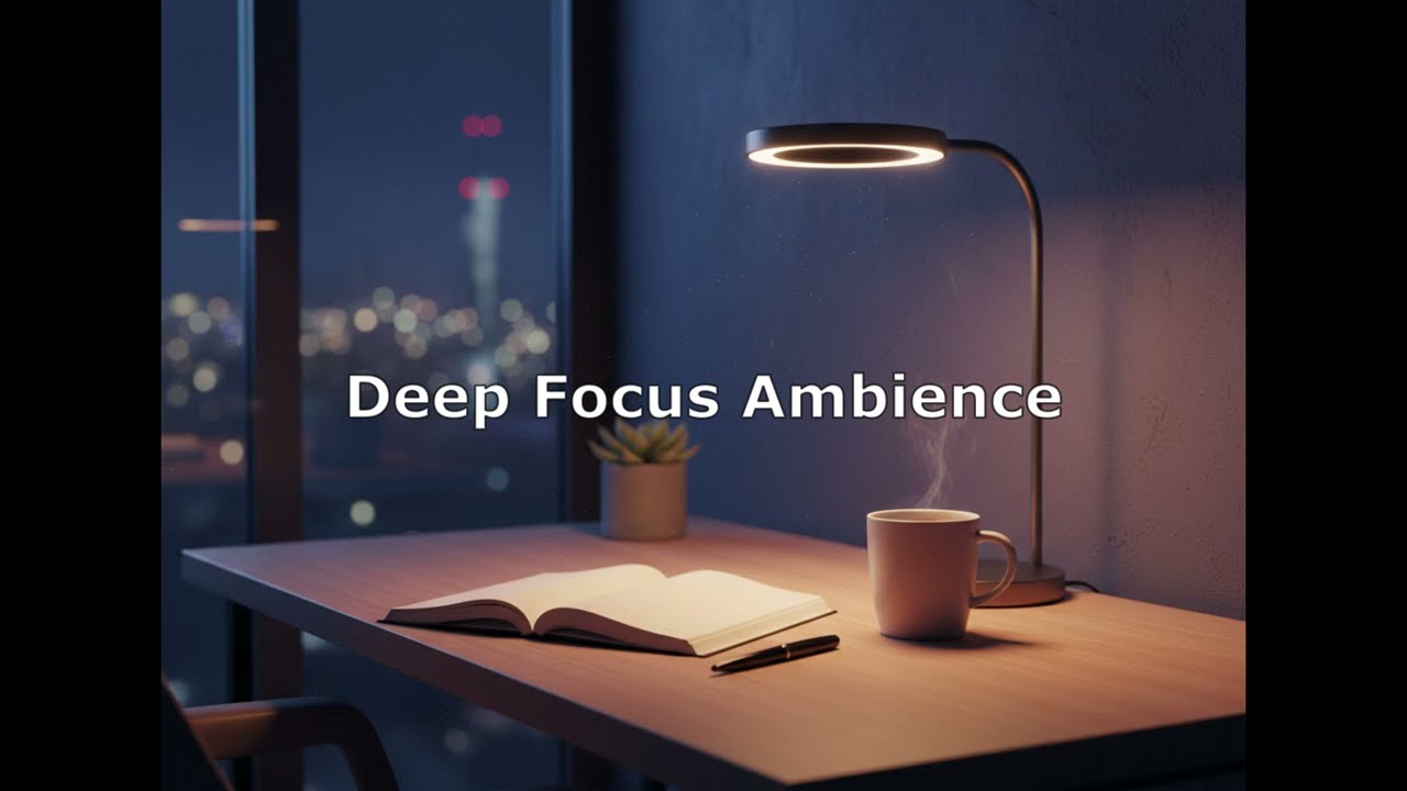 Deep Focus Ambience – 1 Hour of Calm Music for Studying & Concentration