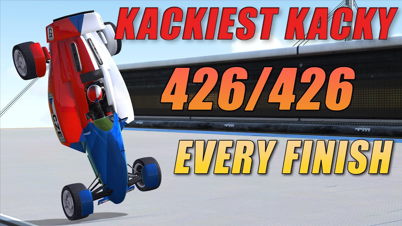 I finished every Kackiest Kacky map in Trackmania Nations Forever