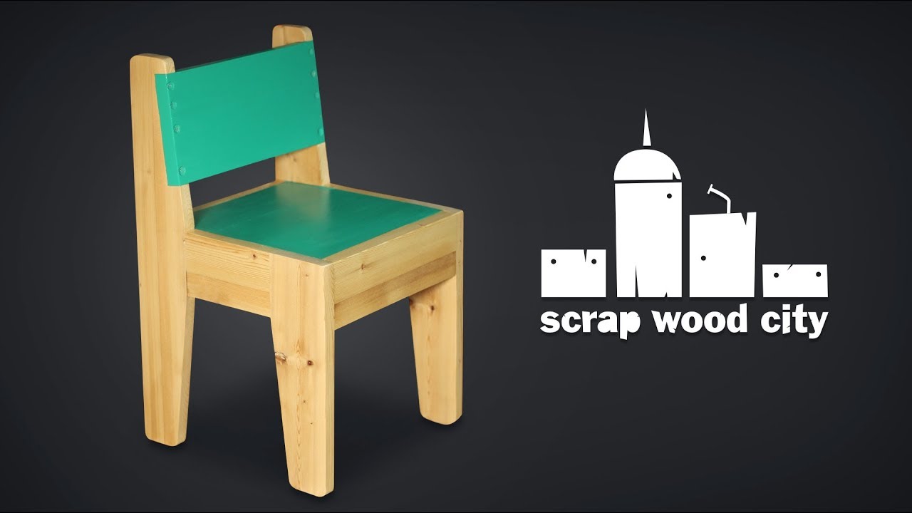 How to make a small wooden chair for kids - DIY