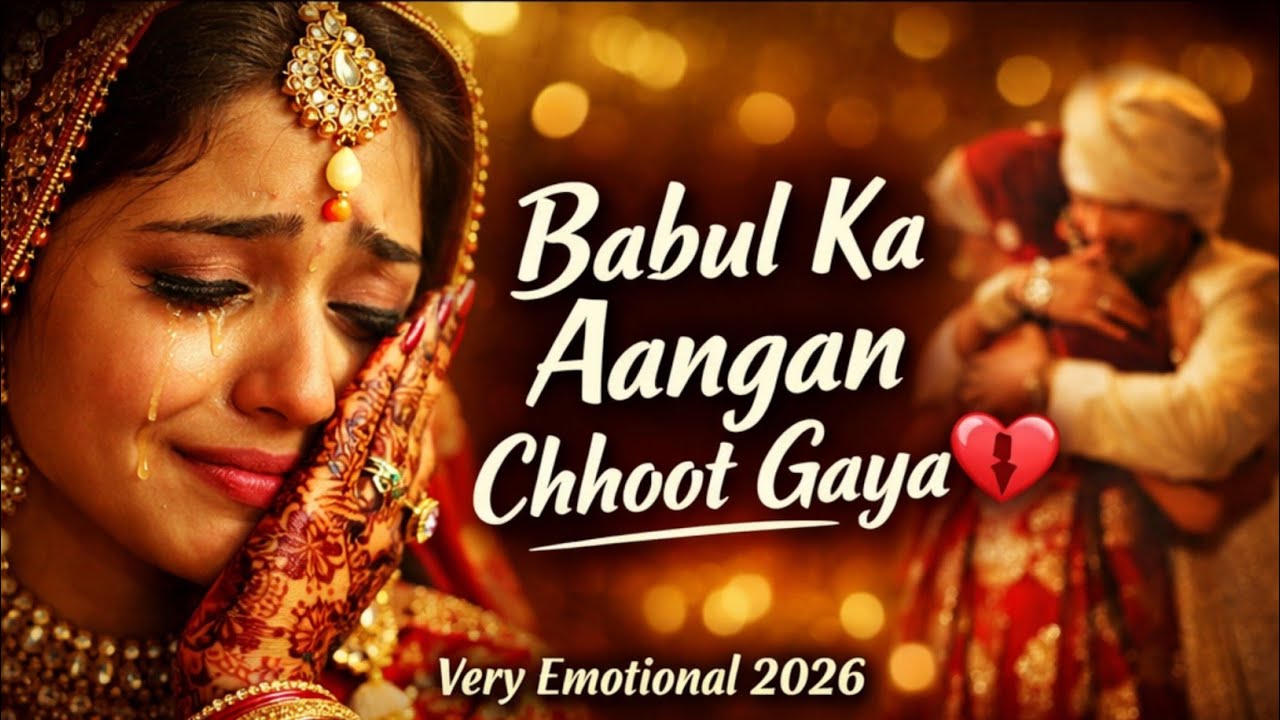 Babul Ka Aangan Chhoot Gaya  | Emotional Bidai Song 2026 | Father Daughter Wedding Farewell