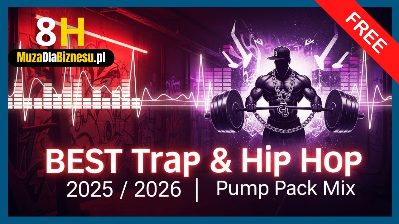 BEST Trap & Hip Hop Workout Music 2025 / 2026 | 8 Hours Pump Pack Gym Mix 💪🔥 All Day Motivation