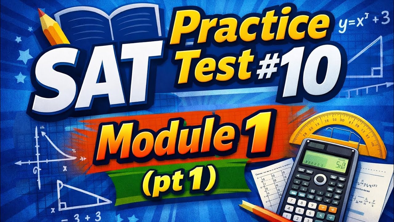 SAT Math (Practice Test 10 Module 1 (pt 1))