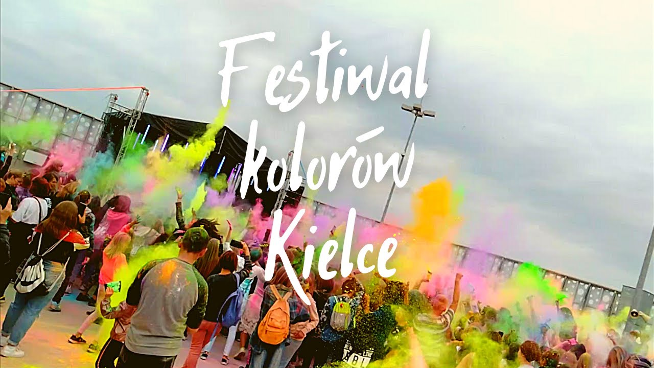 Festiwal Kolor&oacute;w Kielce, proszek holi