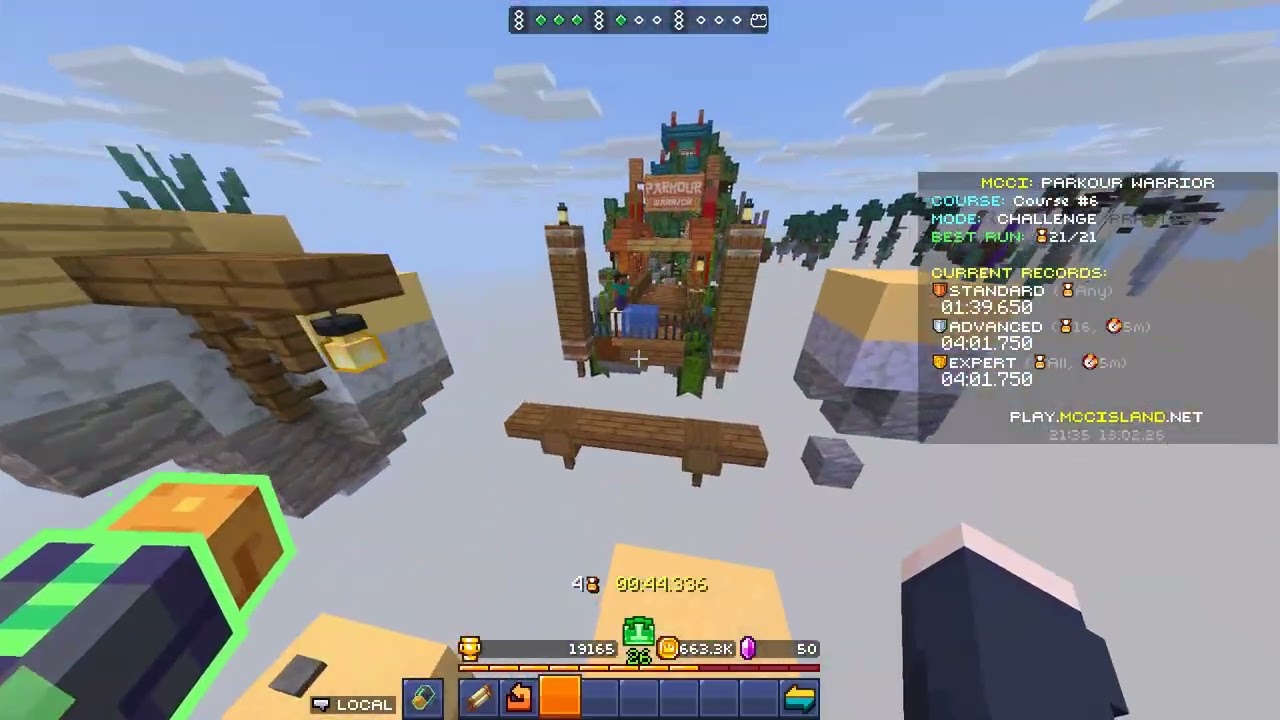 MCCI Parkour Warrior Course 6 Standard in 01:38.750