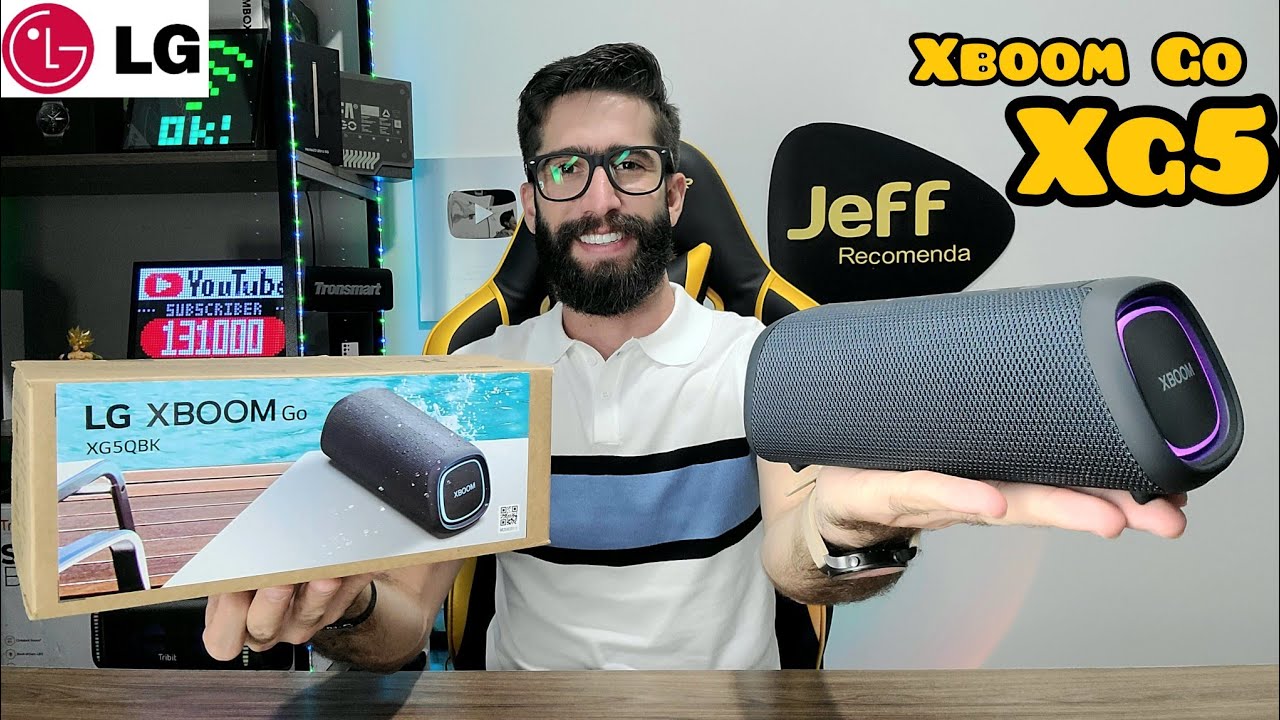 LG XBOOM GO XG5 20W IP67: É uma Boa Caixa de som? Vale o preço? (Unboxing/Análise Completa)