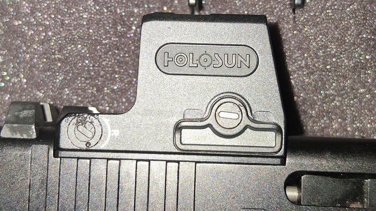 Как установить Holosun EPS Carry на MOS 43x с помощью титановой адаптерной пластины DPP.