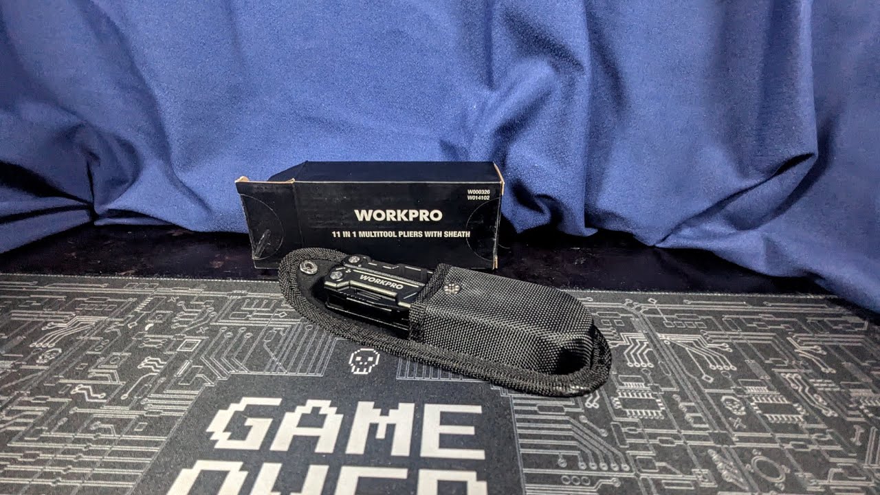 Многофункциональный инструмент EDC WORKPRO — 11 в 1: плоскогубцы.