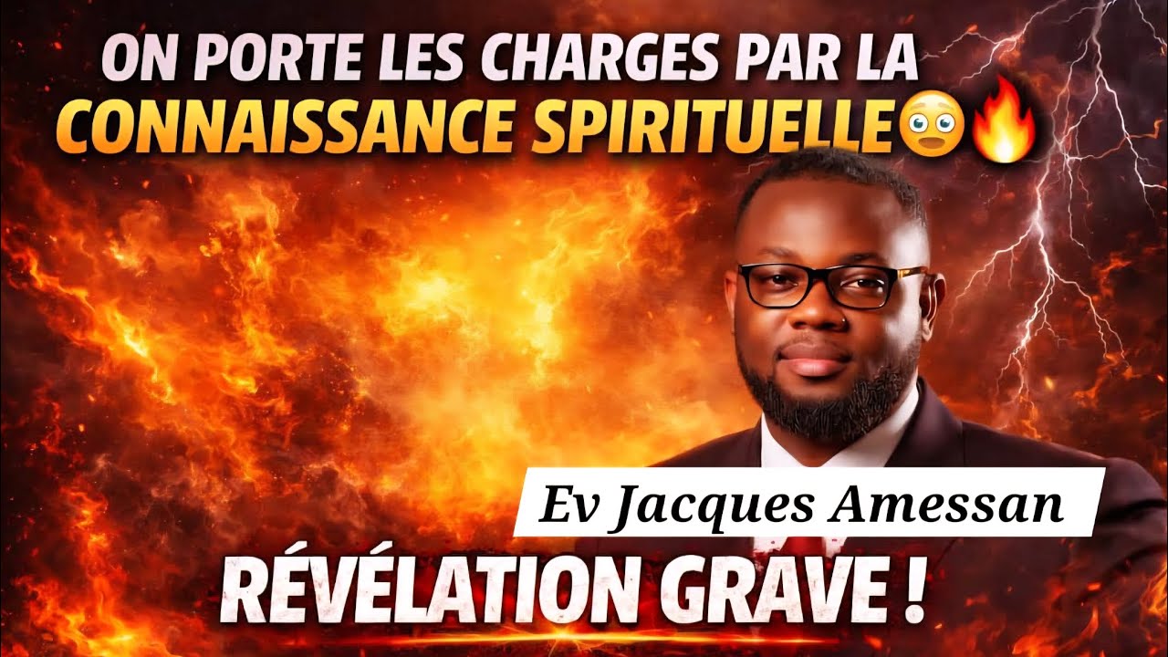 La connaissance spirituelle te rend porteur de charges 😳🔥 24 livres l'an ou rien Ev JACQUES AMESSAN 