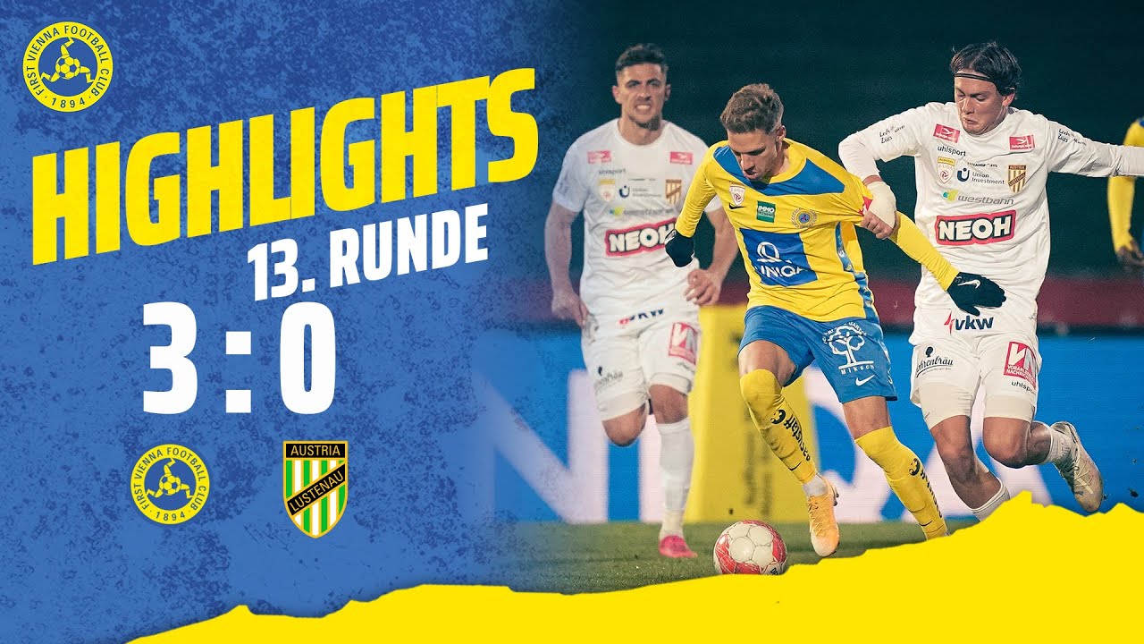 ADMIRAL 2. Liga | 13. Runde - Highlights | First Vienna FC 1894 - SC Austria Lustenau