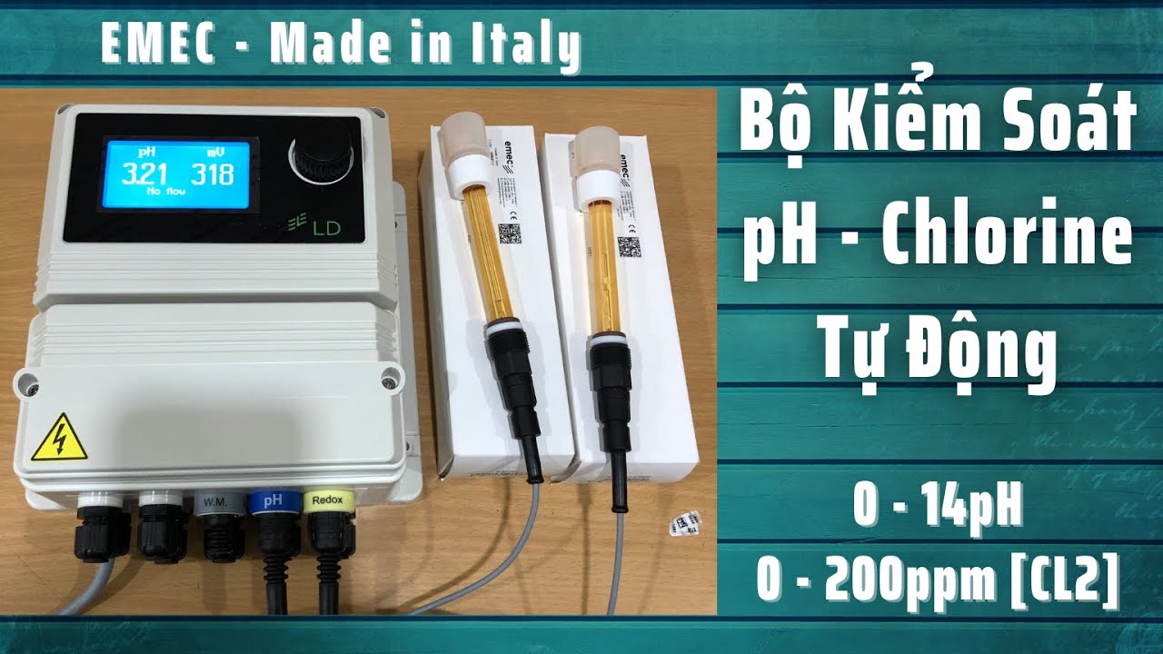 Bộ Đo và Kiểm Soát Tự Động Nồng Độ pH, ORP, Chlorine Trong Nước ✅ LDSPH/LDSCL/LDSCD 