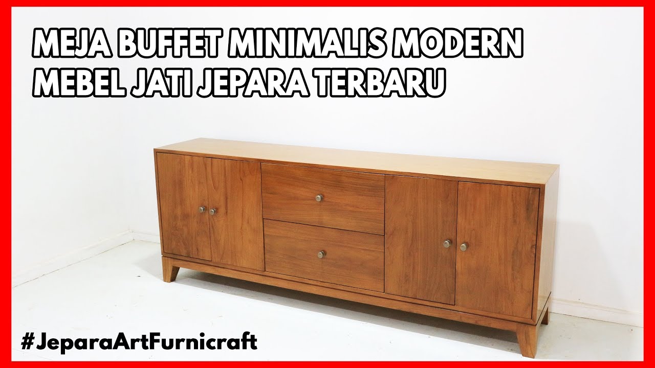 Meja Buffet Jati Minimalis Modern Mebel Jepara Terbaru