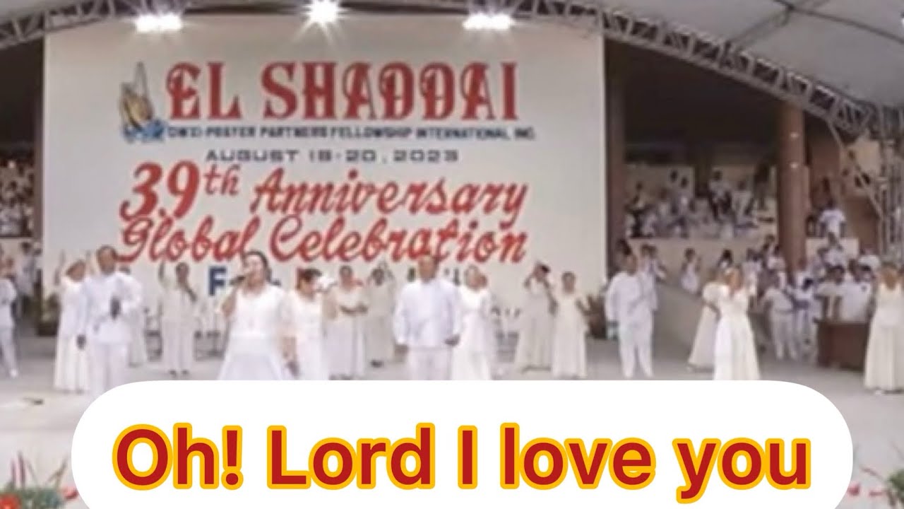 El Shaddai 39th Anniversary Oh Lord I love you