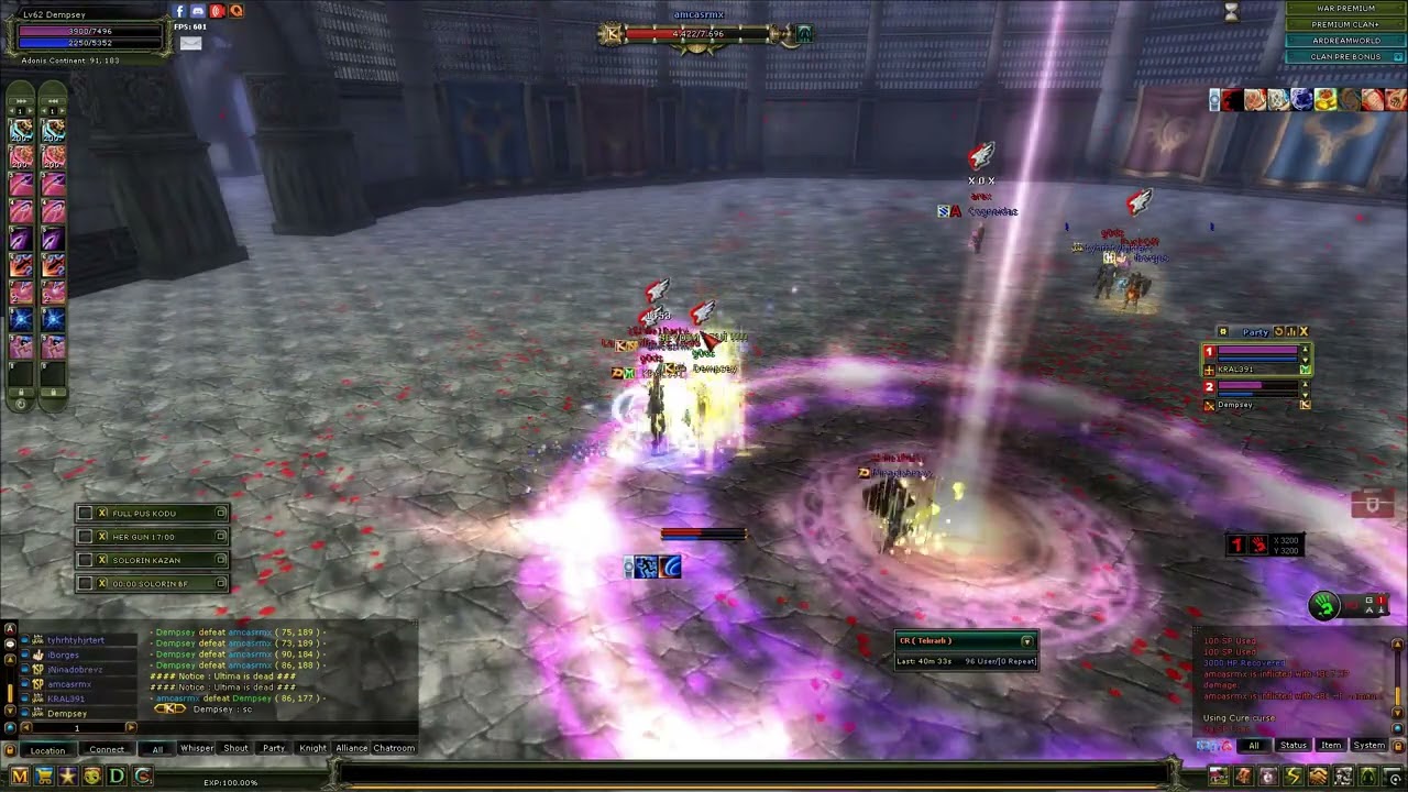IBernardRenouvieR & iSoprano 2v2 IMummy(milliondolars) #knightonline #knightonlinepk