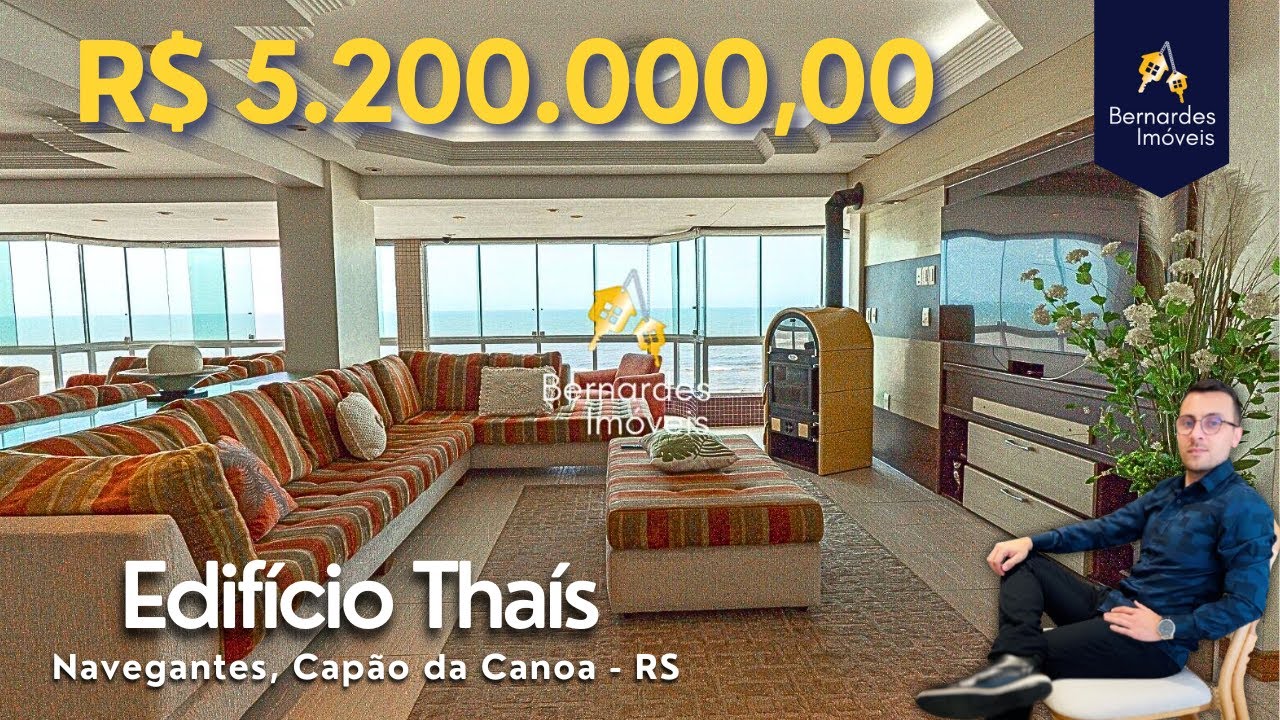 Apto com + de 300m² privativos e vista ETERNA para o mar em Capão