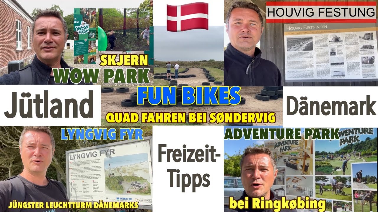 Freizeit-Tipps Jütland Dänemark an der Nordsee - Ringkøbing, Søndervig, Skjern usw.