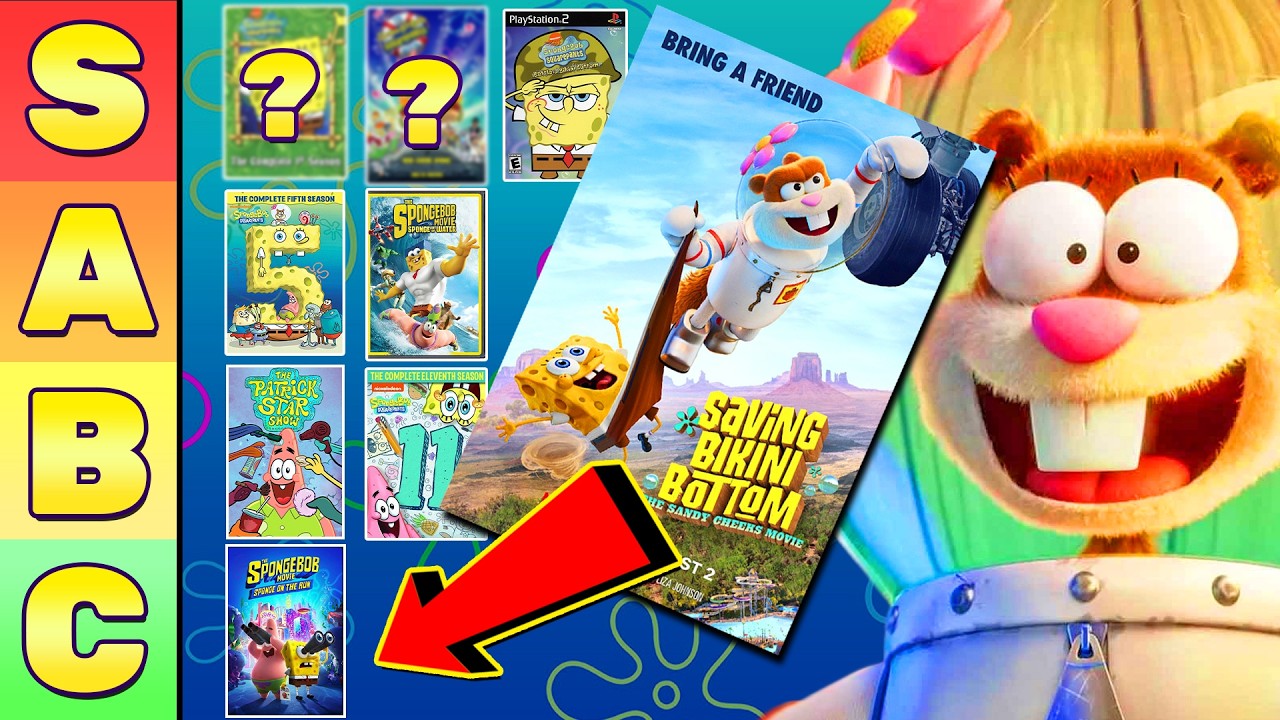 All SpongeBob SquarePants Media Ranked: Worst To Best (TIER LIST!)