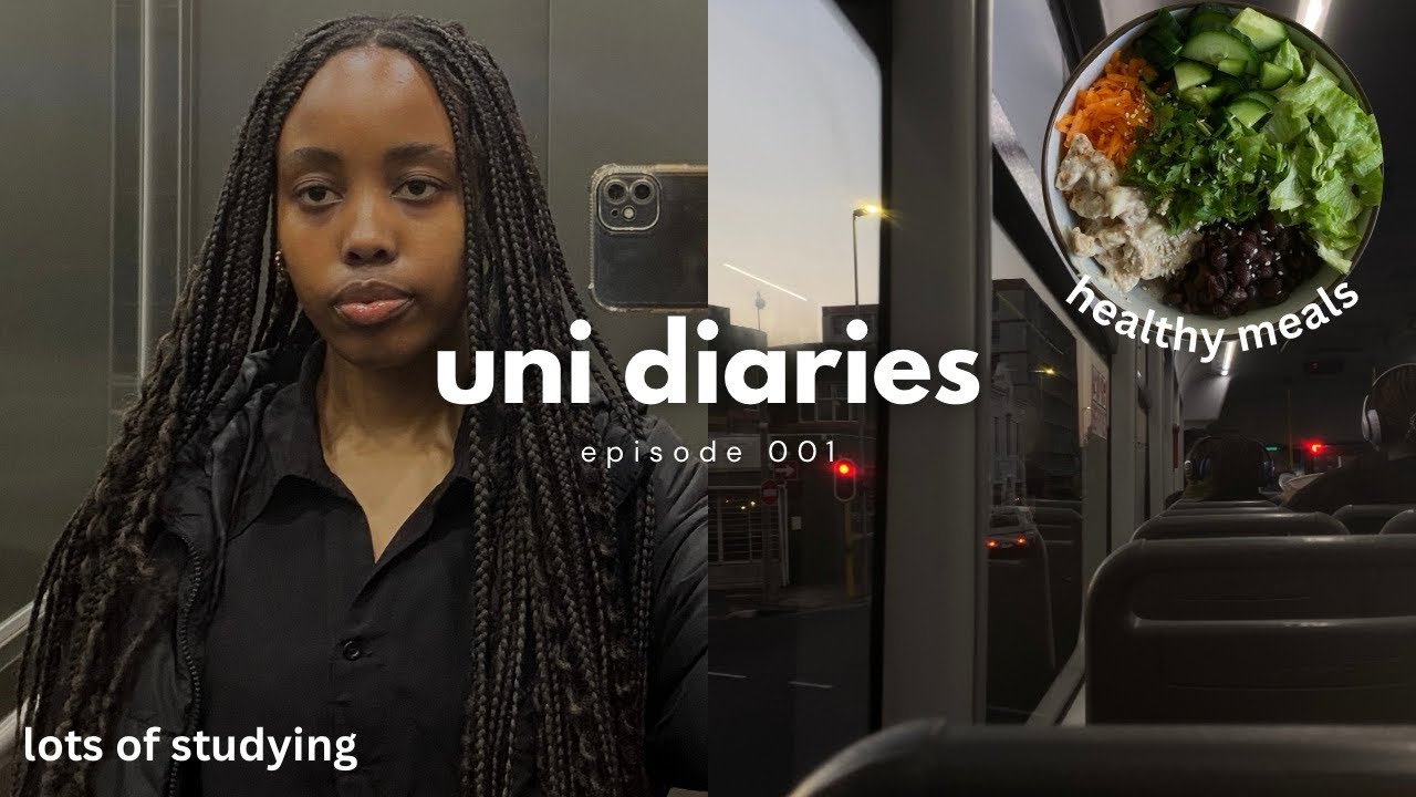 uni diaries | studying , church, healthy meals