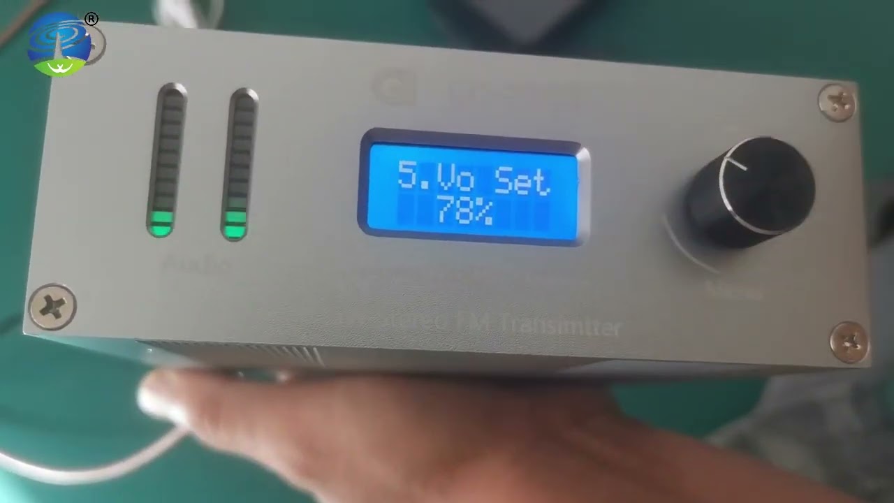 Transmisor FM de salida continua, estaci&oacute;n de Radio de 76Mhz-96Mhz,