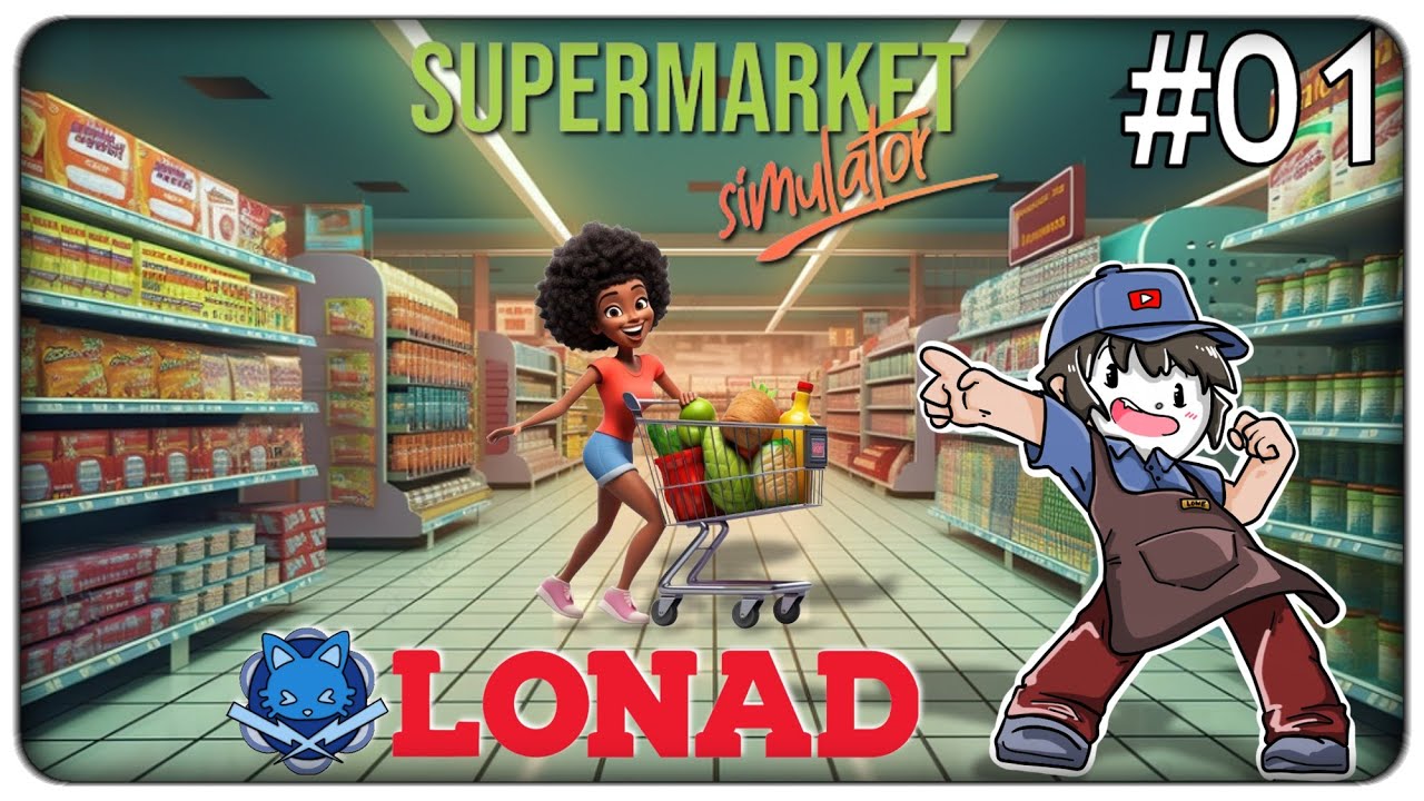 HO APERTO UN NUOVO SUPER MERCATO MA STO LAVORO E' TROPPO INCASINATO | SuperMarket Simulator - ep.01