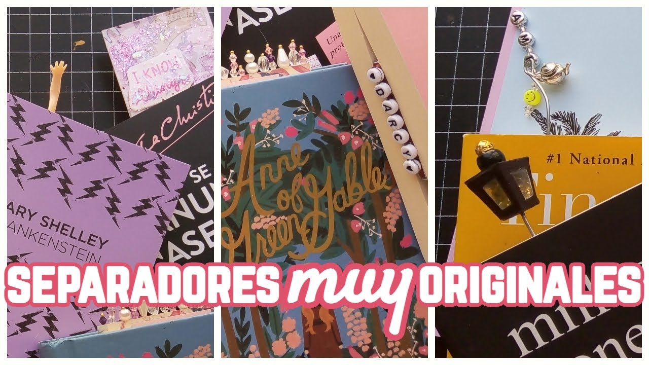 Separadores de Libros 3D - Manualidades Originales de libros | Ame Mayén