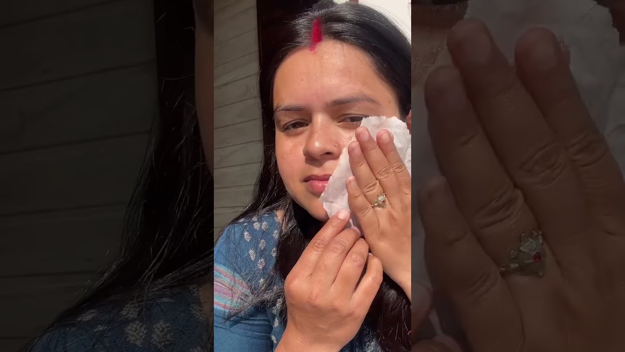 dead skin peel of mask😍