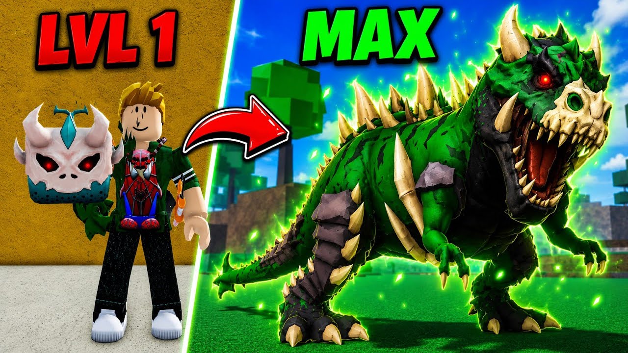I Mastered T-Rex Fruit in Blox Fruits 😍