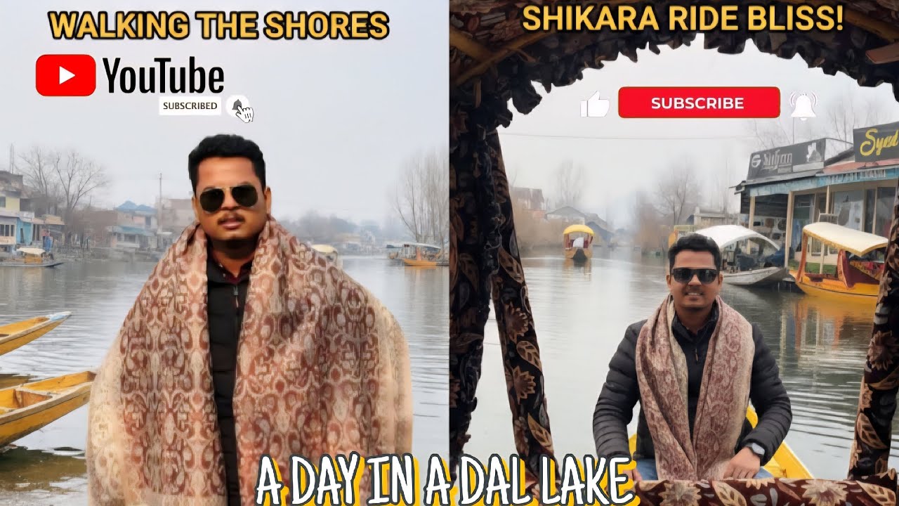A DAY IN A DAL LAKE SRINAGAR KASHMIR | J&K | SHIKARA RIDE KASHMIR | NIRMAL VAISHNAV