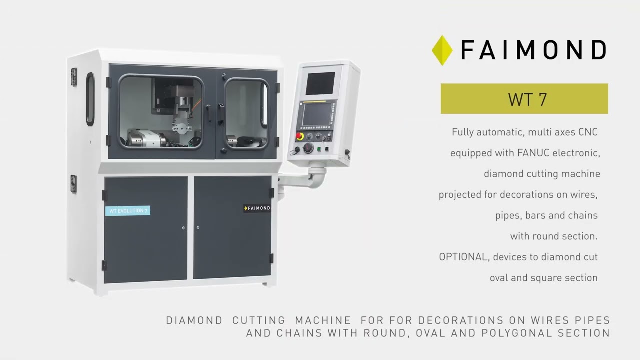 CNC DIAMOND CUTTING MACHINE MOD. WT 7