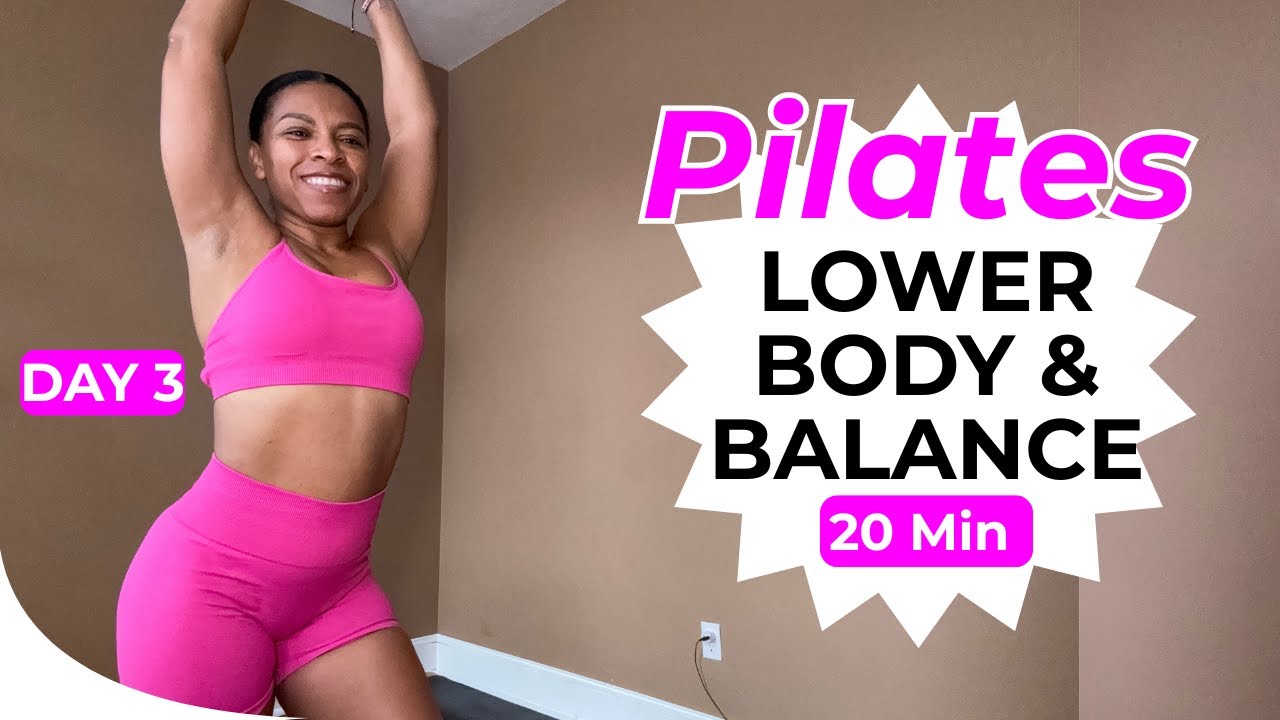 20 Min Wall Pilates for Lower Body & Balance | 14 Day Wall Pilates Challenge – Day 3
