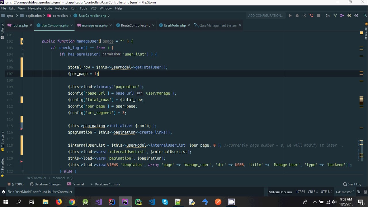 CodeIgniter 3 Pagination using Bootstrap 4