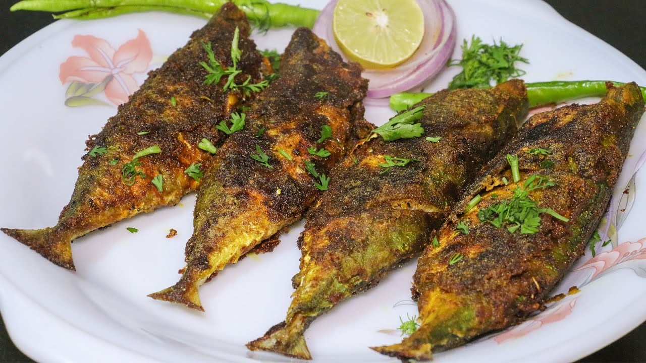Malvani Bangda Fry | बांगडा फ्राय | Malvani Talalelo Bangdo | मालवणी  तलेलो  बांगडो | Fish2Day |