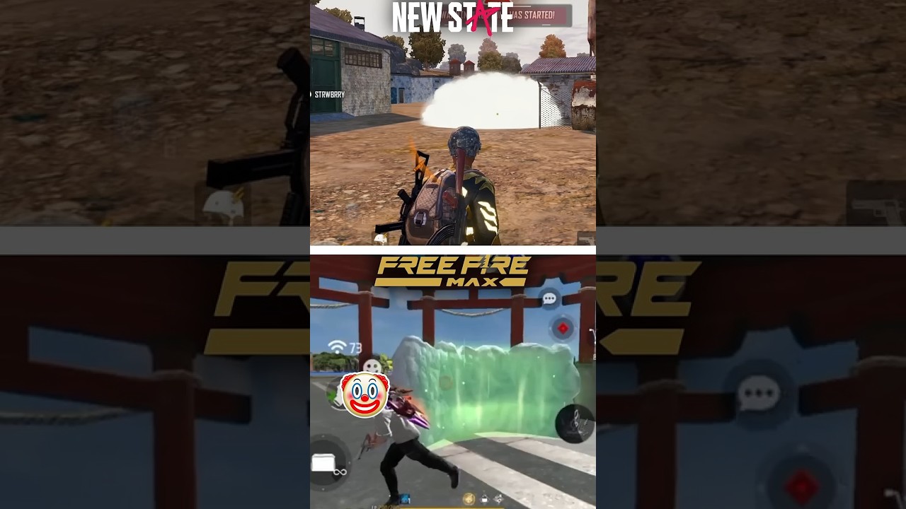 Freefire vs New State: Smoke Animation #ynotcompare