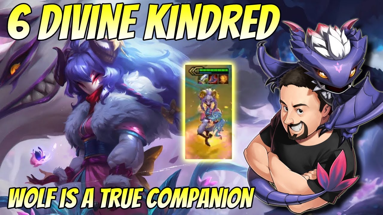 6 Divine Kindred - Early Chosen Wolf is Kind | TFT Fates | Teamfight Tactics