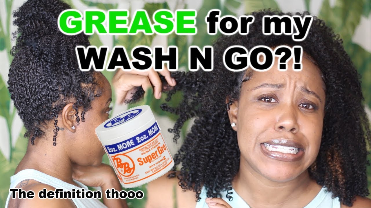 Использую HAIR GREASE в моем WASH N GO для чёткости волос без хруста! | НАКОНЕЦ-ТО ЯНТАРЬ