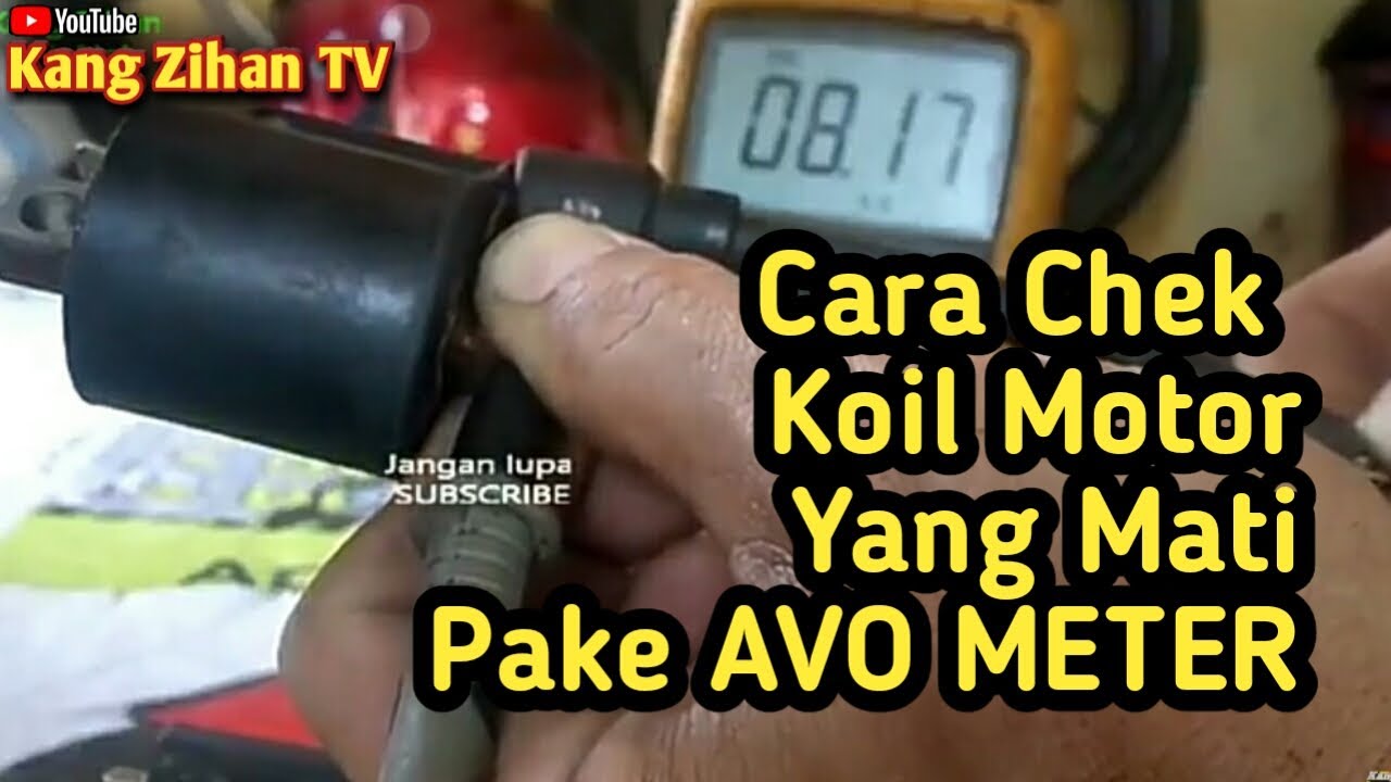 CARA CHEK IGNITION COIL SEPEDA MOTOR DENGAN AVOMETER