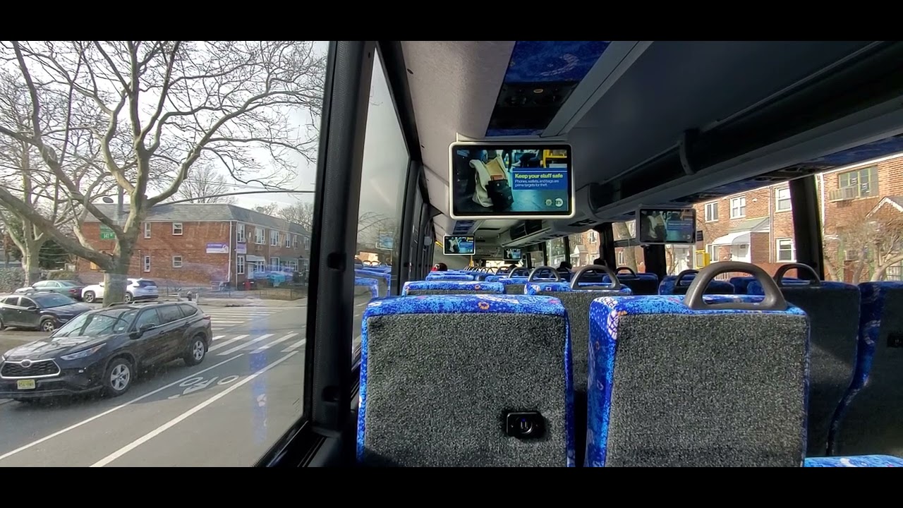 MTA Bus: On board 2021 Prevost X3-45 1321 On the QM4 to Midtown 57 Street