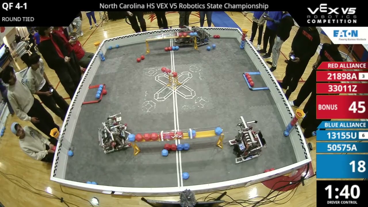 North Carolina Regionals : Default Division - QF #4-1 - 21898A & 33011Z vs 13155U & 50575A - Auton +