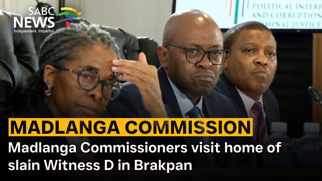 Madlanga Commissioners visit home of slain Witness D in Brakpan