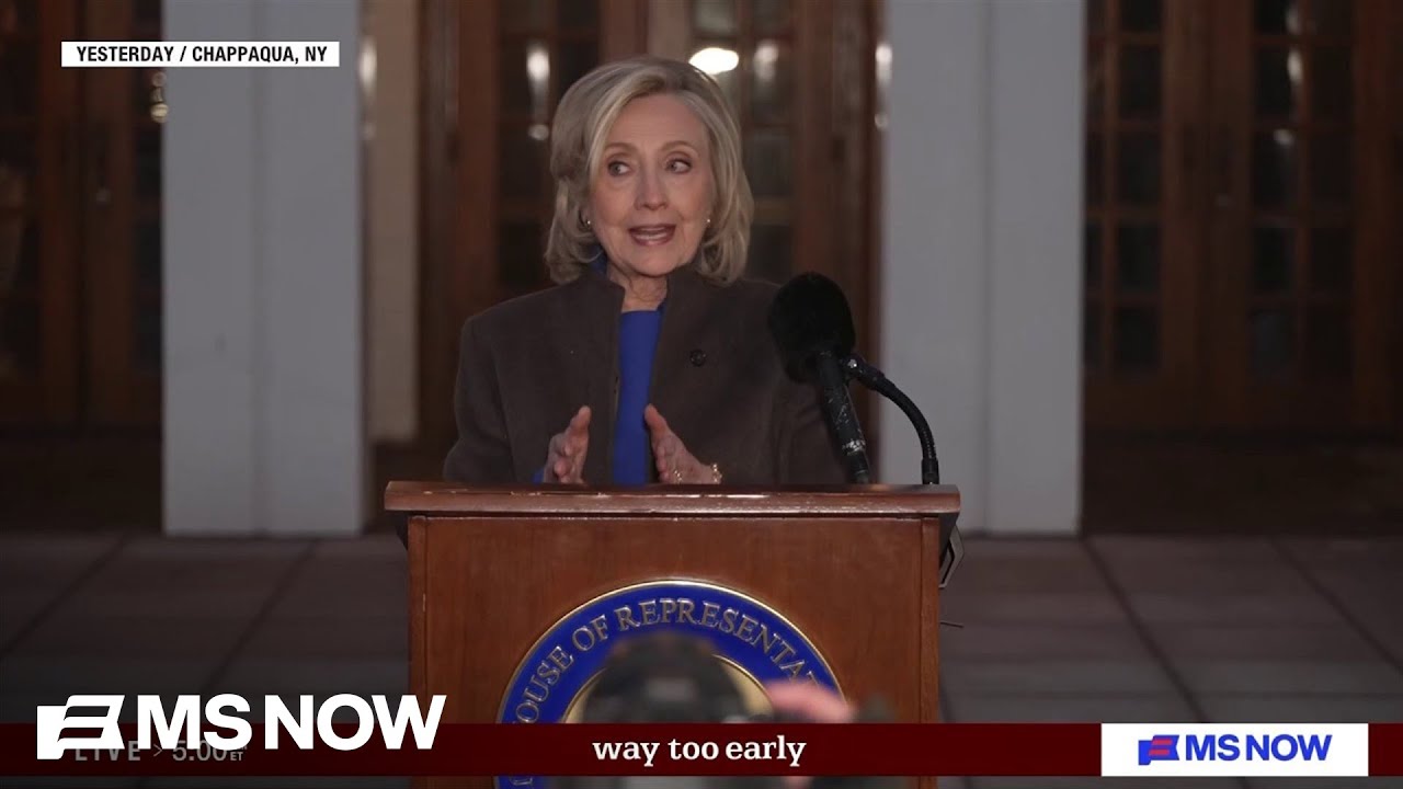 Hillary Clinton denies knowing Epstein during deposition