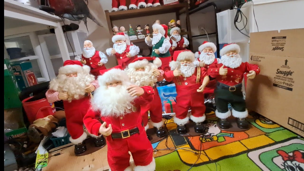 Blue Ridge Designs Christmas Fantasy Jingle Bell Rock Santa Rock Santa Collectibles Series