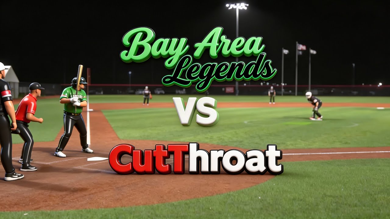 Bay Area Legends Vs CutThroat | Slowpitch Softball365