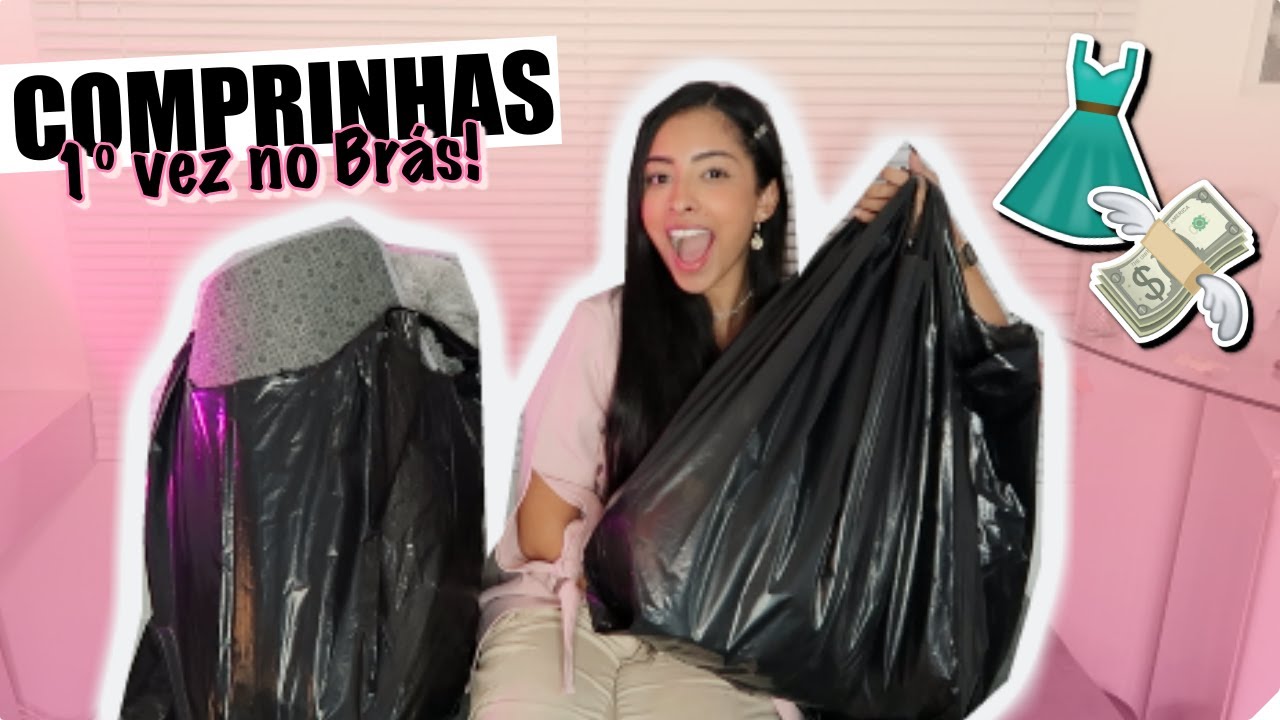 PRIMEIRA VEZ COMPRANDO ROUPAS NO BRÁS!