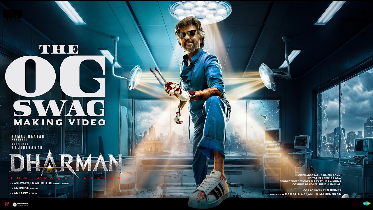THE OG SWAG 🕶️ | The Making of the First Look #Dharman | Superstar Rajinikanth | Kamal Haasan