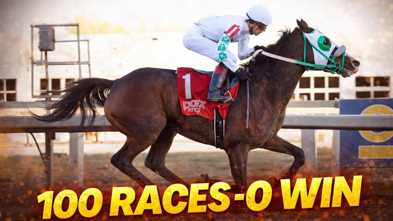 THE LEGENDARY MAIDEN RACEHORSE - 100 RACES AND 0 WIN.