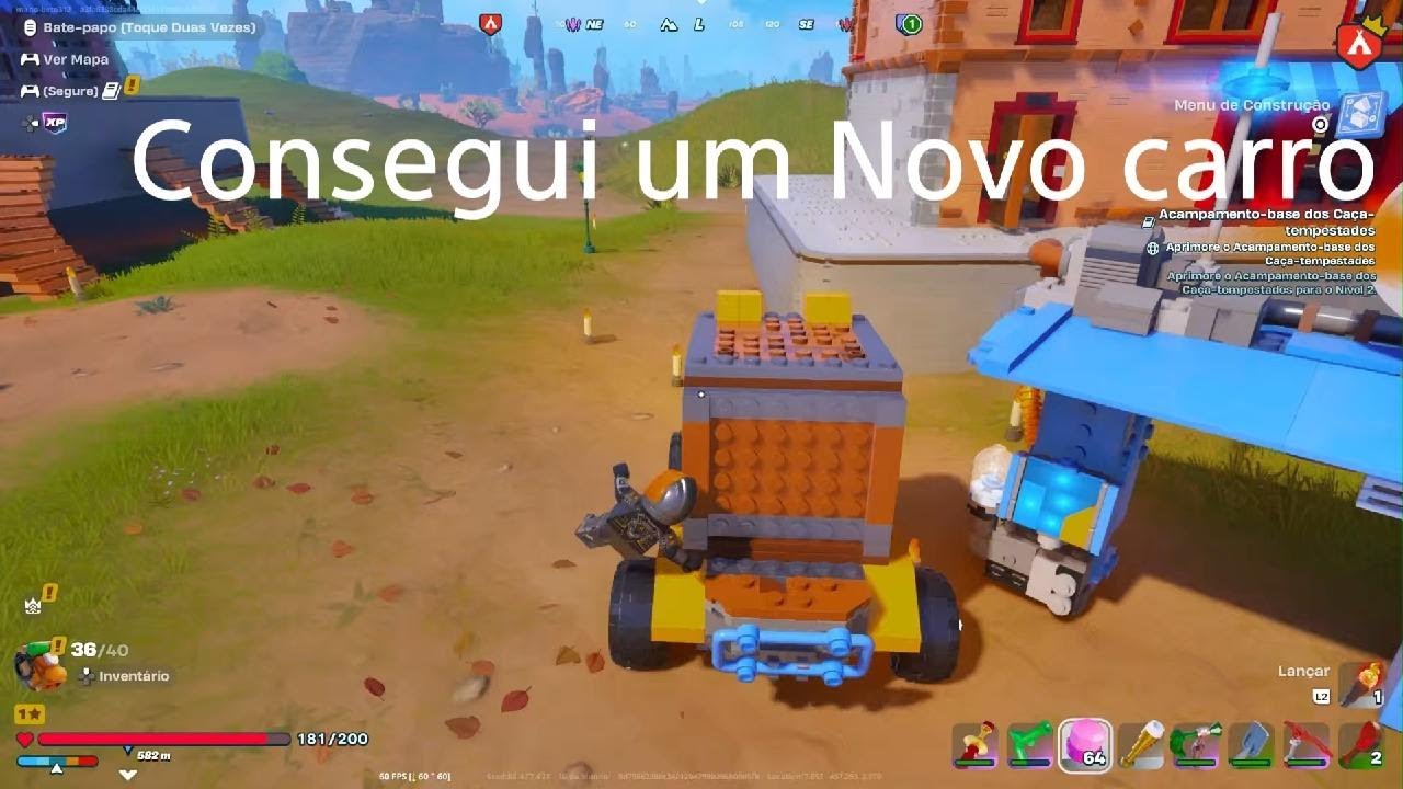 Consegui um Carro no lego Fortnite
