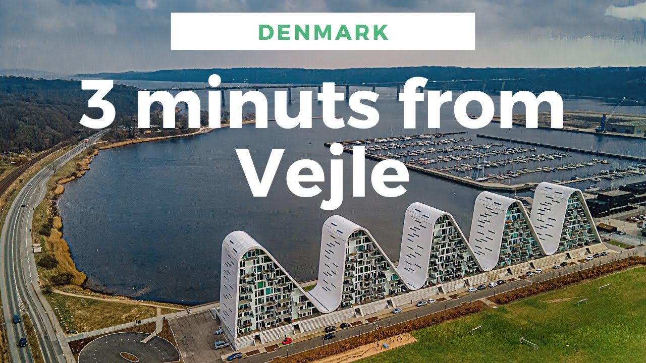 3 minutes from VEJLE... (4K) Cinematic drone footage #vejle #denmark #drone #4k