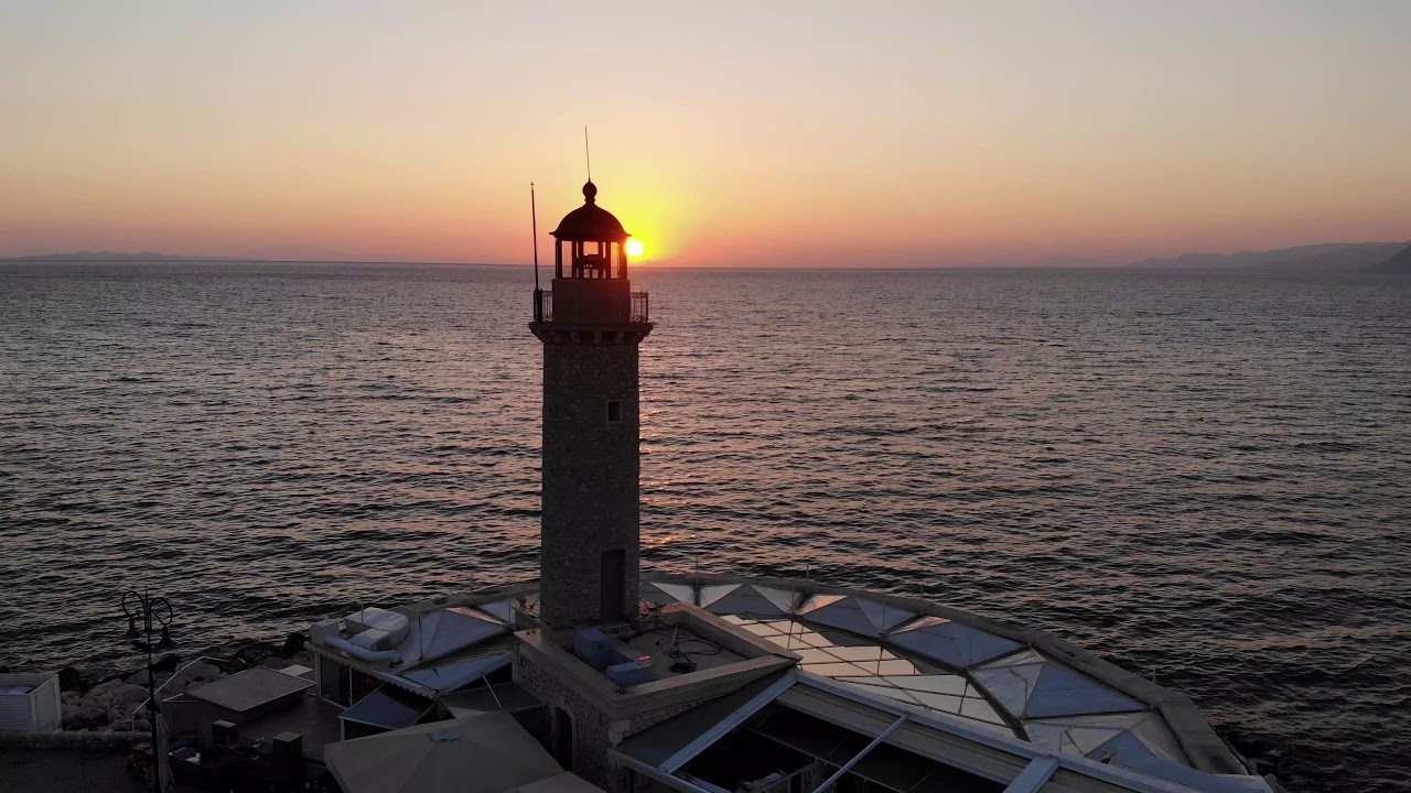 Sunset in Patras by Drone | Greece | 4K