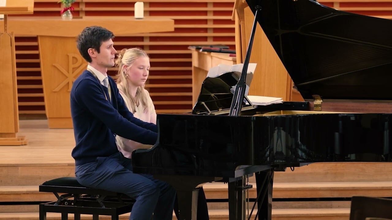 Eve A Level Piano Recital Practice | Queen Margaret's School